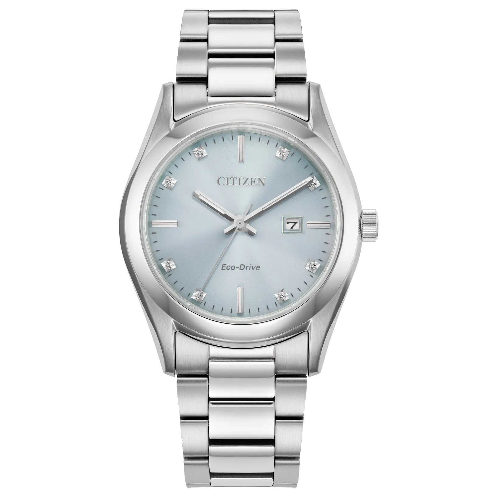 54L Reloj Citizen Corso Eco-Drive Mujer Acero Esfera Azul - Reloj original en Guatemala
