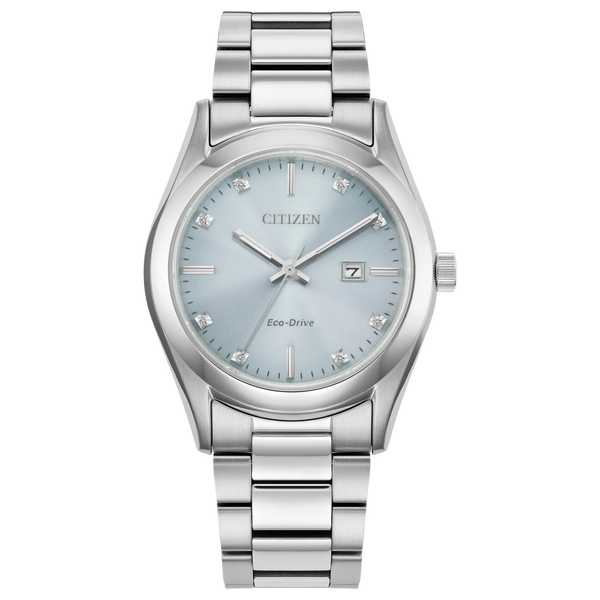 54L Reloj Citizen Corso Eco-Drive Mujer Acero Esfera Azul - Reloj original en Guatemala