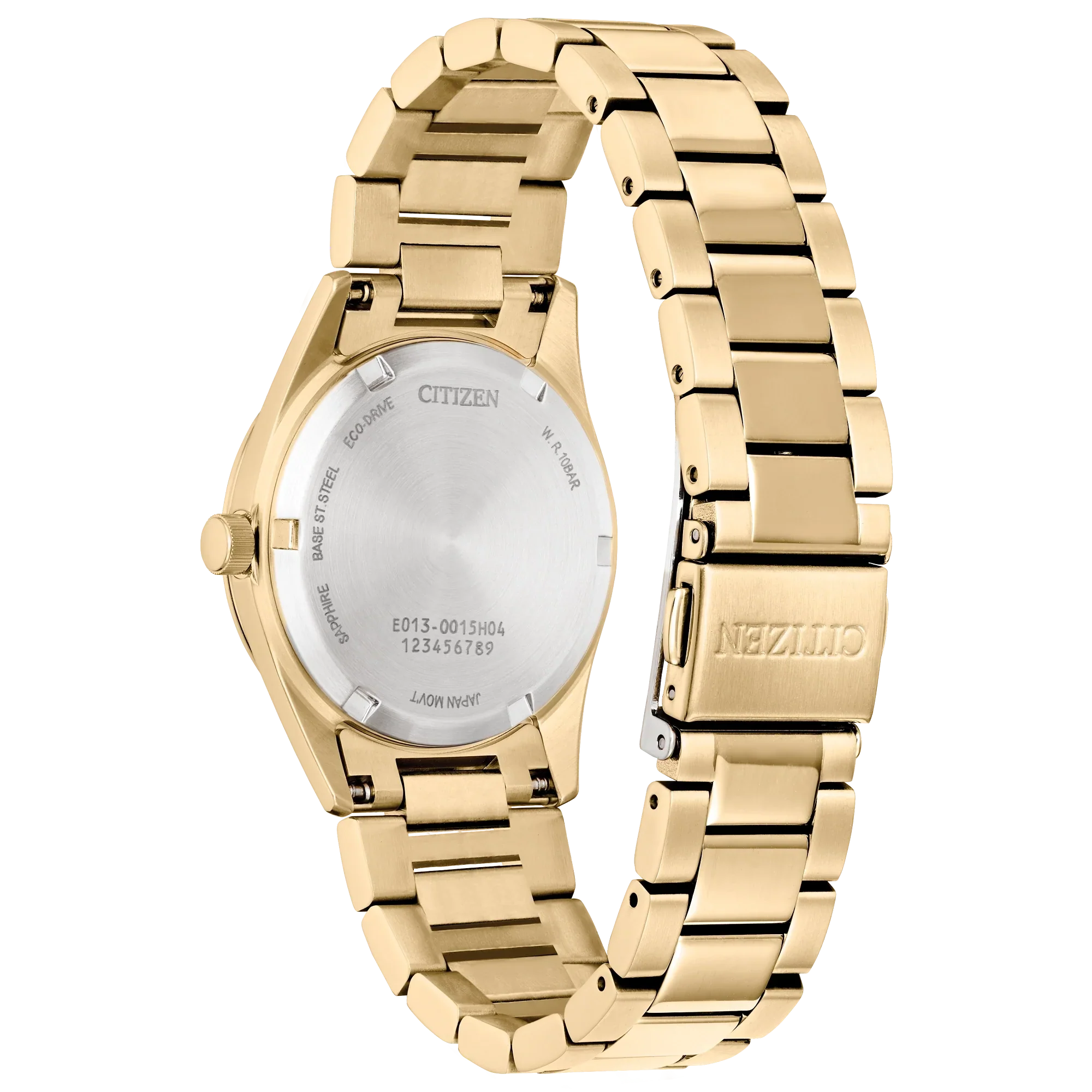Reloj Citizen Eco-Drive Mujer Acero Tono Dorado - Vista lateral