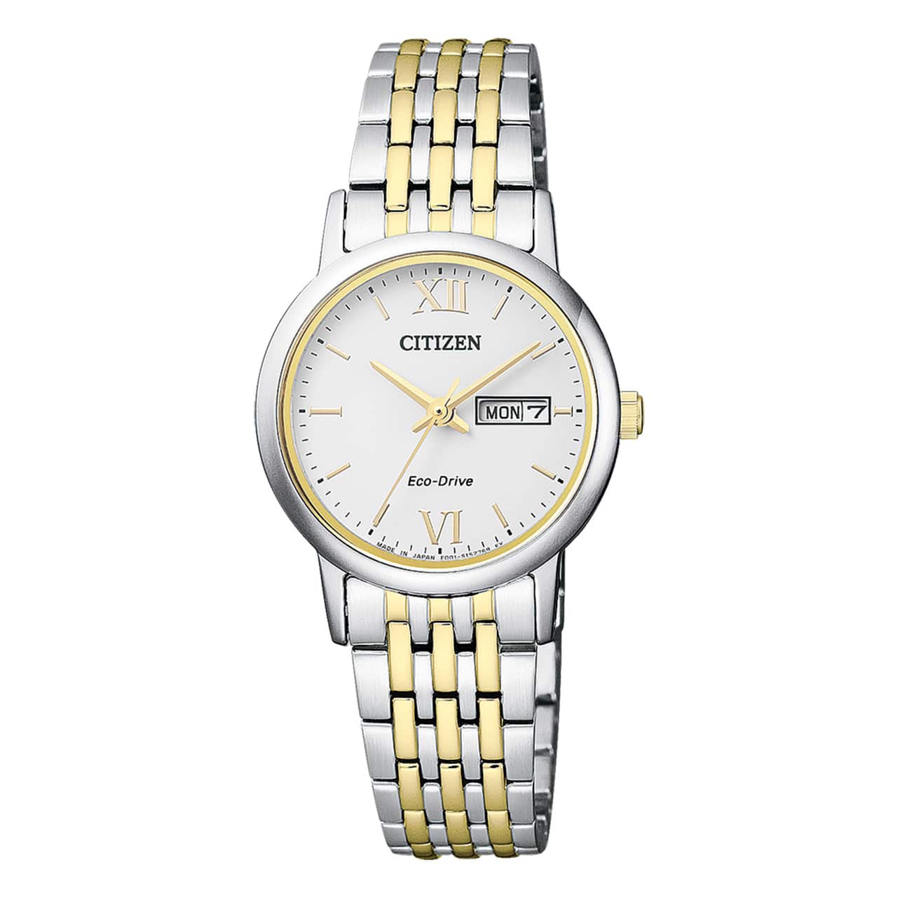 87A Citizen Eco-Drive Reloj para mujer pulsera de metal - Reloj original en Guatemala