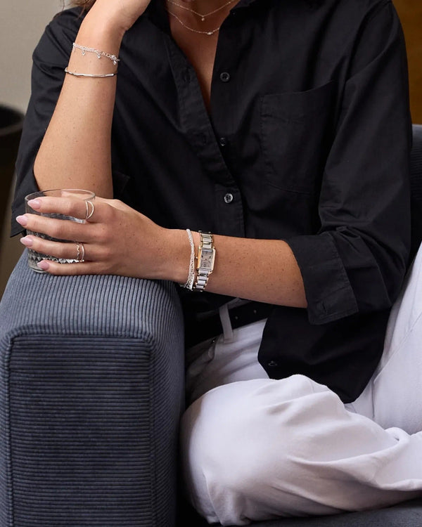 54Y Reloj Citizen L Bianca Eco-Drive de mujer correa de metal - Vista lateral