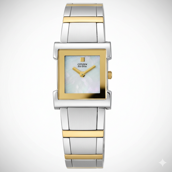 55D Reloj Citizen unisex Eco-Drive pulsera de metal - Reloj original en Guatemala