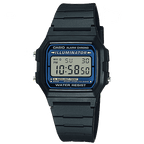 F-105W-1A Reloj Casio Unisex, Vintage Clásico Illuminator