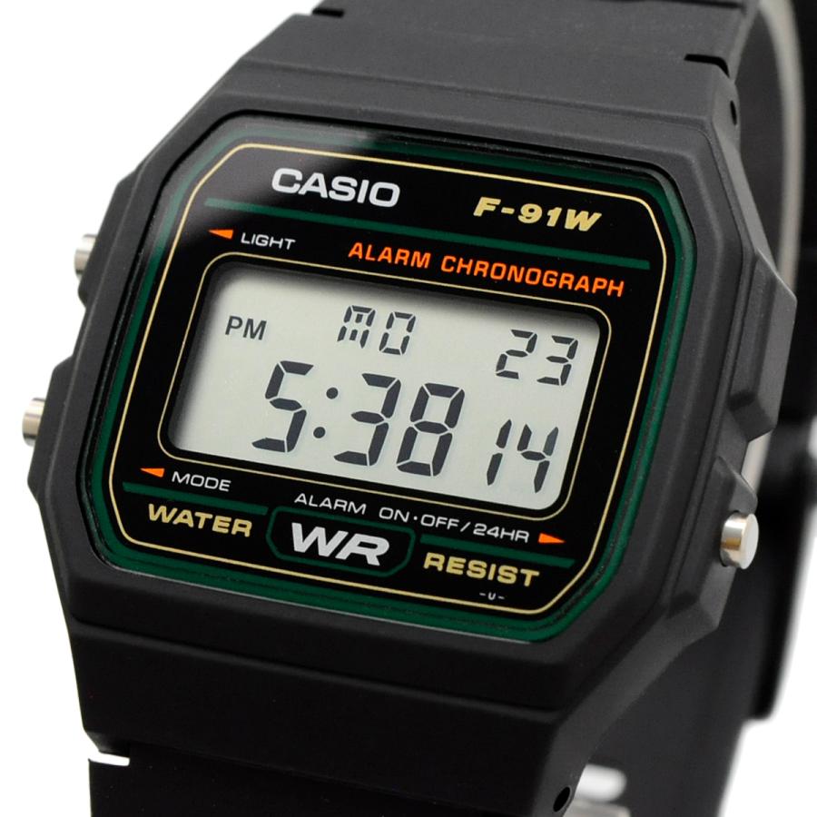 F-91W-3 Reloj Casio Unisex, Vintage Clásico - Negro