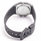 F-91WM Reloj Casio F-91W Hombre Correa de Resina Negra - Vista trasera
