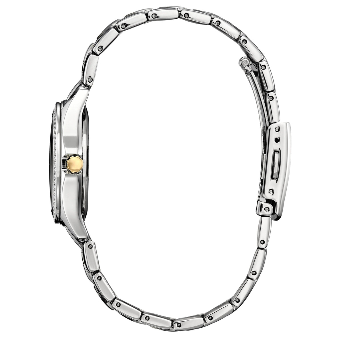 FE1146-71A Reloj Citizen Crystal de mujer correa de metal - Acero Inoxidable Bicolor — imagen 3 de 3