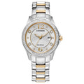 FE1146-71A Reloj Citizen Crystal de mujer correa de metal - Acero Inoxidable Bicolor 30 mm — original con garantía, La Reloje