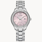 FE1230-51X Reloj Citizen Eco-Drive de dama correa de metal - Acero Inoxidable Plateado