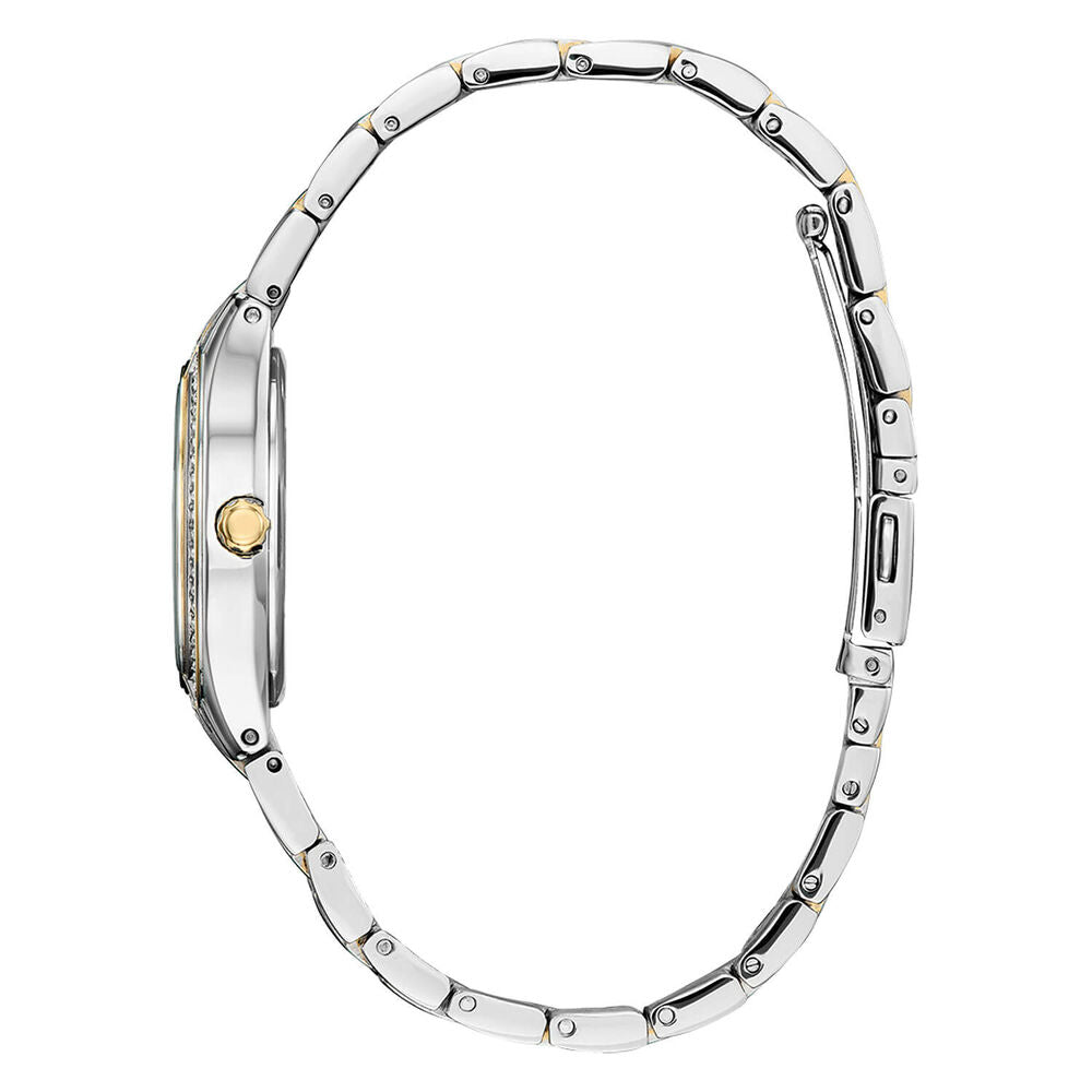 50D Reloj Citizen Silhouette Crystal de señorita pulsera de metal - Detalle de esfera