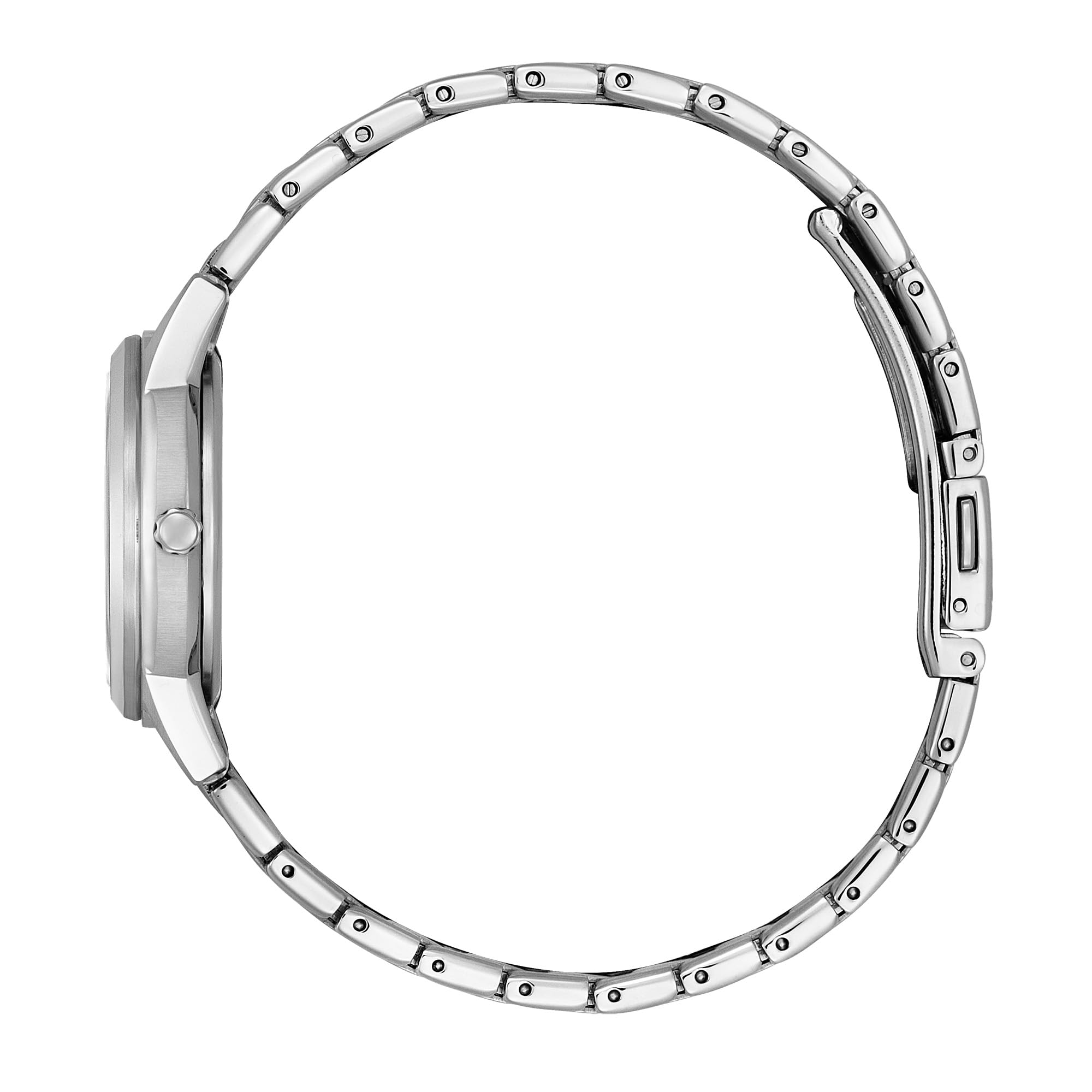 FE1240-57A Reloj Citizen Eco-Drive de dama pulsera de metal - Acero Inoxidable Plateado