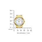 78D Citizen Eco-drive Reloj para dama correa de acero inoxidable - Vista lateral