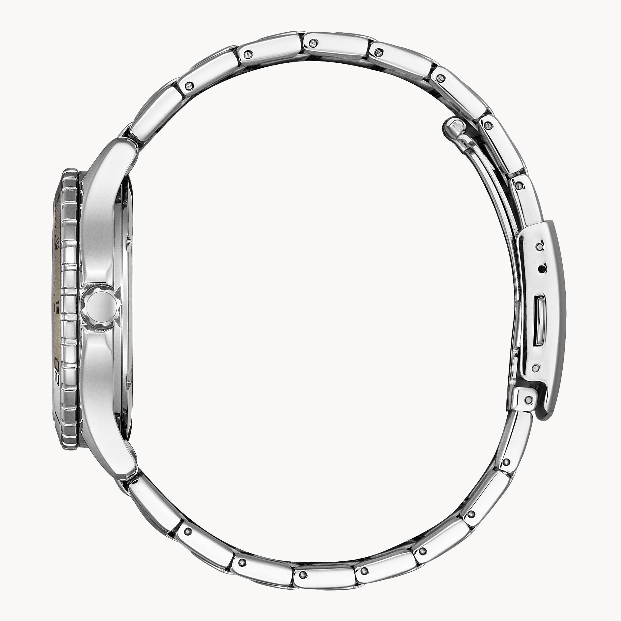 FE6170-88D Reloj Citizen Sport Casual de damam correa de metal - Acero Inoxidable Plateado