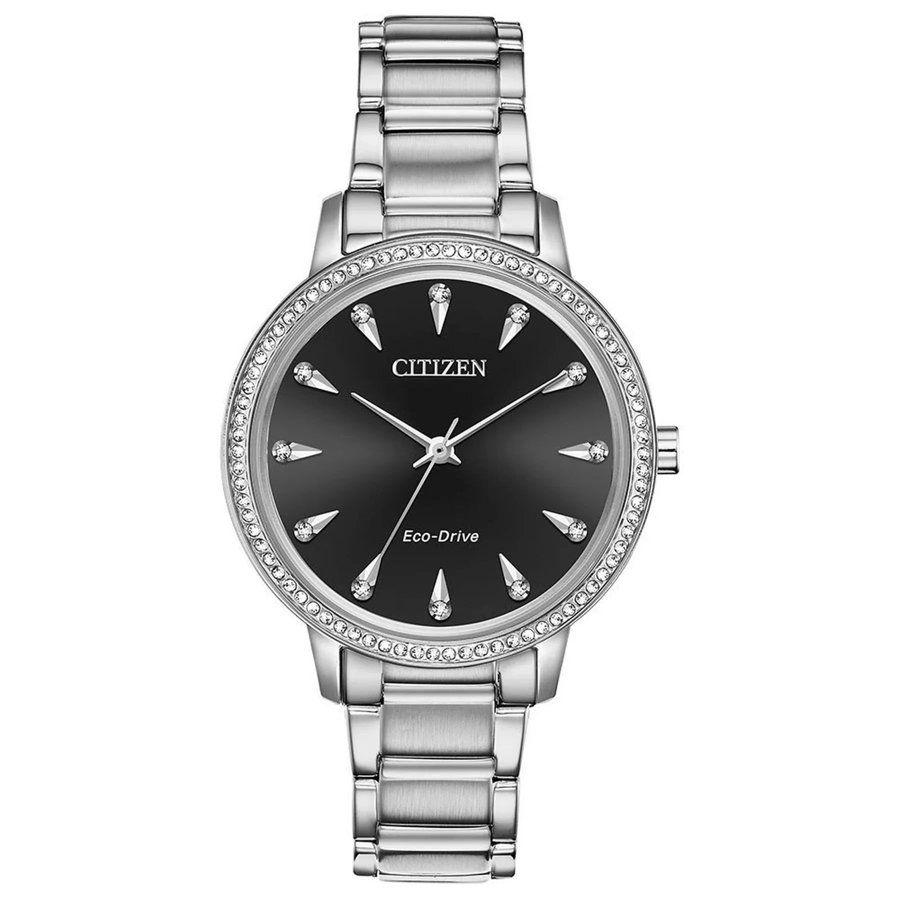53E Reloj Citizen Silhouette Mujer Acero Esfera Negra - Reloj original en Guatemala