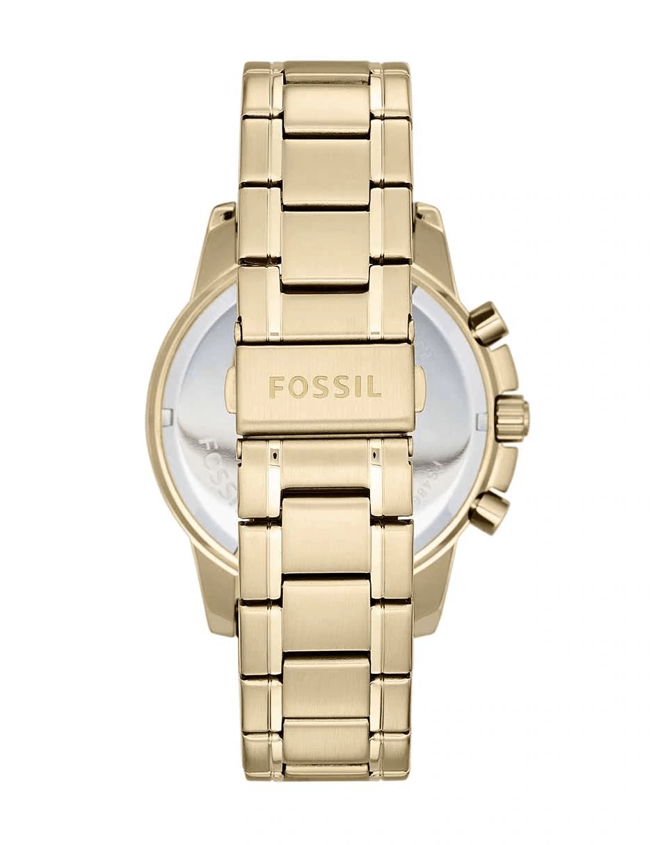 Reloj Fossil Dean Hombre Acero Inoxidable Dorado - Vista lateral