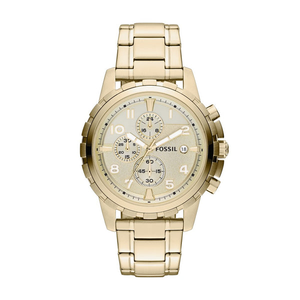 Reloj Fossil Dean Hombre Acero Inoxidable Dorado - Reloj original en Guatemala