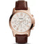 FS4991 Reloj Fossil Grant Hombre Correa Cuero Marrón