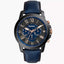 FS5061 Reloj Fossil Grant Hombre Correa Cuero Azul Marino