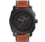 Reloj Fossil Machine Hombre Piel Marrón Negro - Reloj original en Guatemala