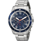 Reloj Fossil Grant Hombre Acero Inoxidable Azul - Vista 5