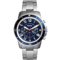 Reloj Fossil Grant Hombre Acero Inoxidable Azul - Reloj original en Guatemala