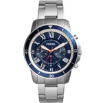 FS5238 Reloj Fossil Grant Hombre Acero Inoxidable Azul