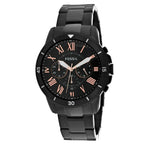 Reloj Fossil Grant Hombre Acero Negro - Vista lateral
