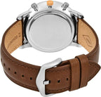 Reloj Fossil Neutra Hombre Correa Cuero Marrón Esfera - Detalle de esfera