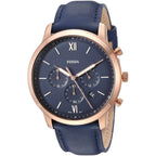 Reloj Fossil Neutra Cronógrafo Hombre Correa Piel Azul - Vista 5