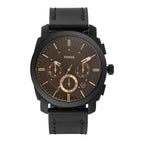 Reloj Fossil Machine Hombre Cuero Negro Marrón - Reloj original en Guatemala