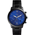 Reloj Fossil Neutra Hombre Acero Negro Esfera Azul - Reloj original en Guatemala