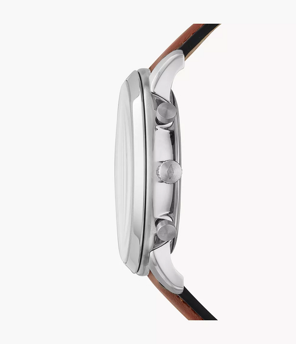 Reloj Fossil Neutra de hombre correa de cuero - Vista lateral