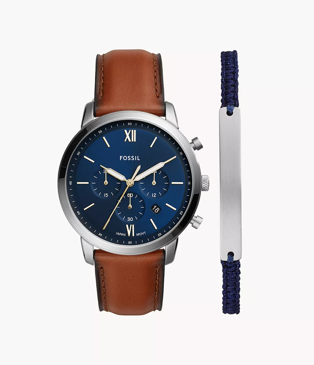 Reloj Fossil Neutra de hombre correa de cuero - Reloj original en Guatemala