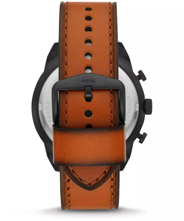 Reloj Fossil Bronson Hombre Cuero Marrón - Vista lateral