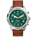 Reloj Fossil Bronson Hombre Esfera Verde Cuero - Reloj original en Guatemala