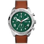 FS5738 Reloj Fossil Bronson Hombre Esfera Verde Cuero