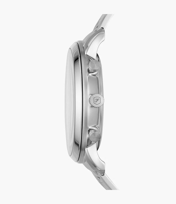 Fossil Reloj Neutra de caballero pulsera de metal - Vista lateral
