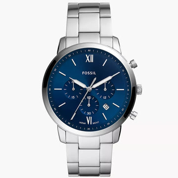 FS5792 Reloj Fossil Neutra de caballero pulsera de metal plateado
