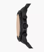 Reloj Fossil Bronson Hombre Acero Negro Marrón - Vista lateral