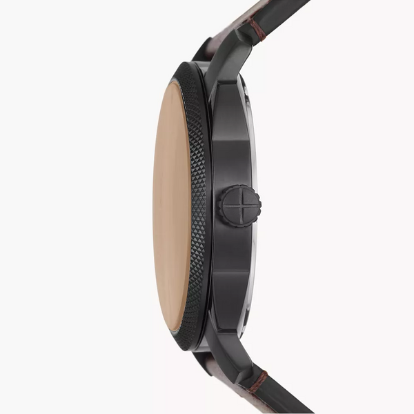 FS5901 Reloj Machine de hombre correa de piel