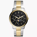 Reloj Fossil Moonphase Hombre Acero Bicolor Negro - Reloj original en Guatemala