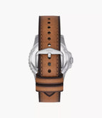 Reloj Fossil Dive Hombre Piel Verde - Detalle de esfera