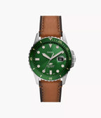 Reloj Fossil Dive Hombre Piel Verde - Reloj original en Guatemala