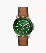FS5946 Reloj Fossil Dive Hombre Piel Verde