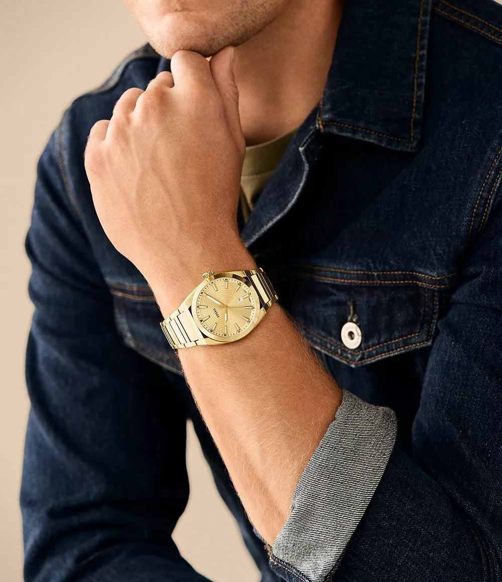 FS5965 Reloj Everett de hombre pulsera de metal 42 mm