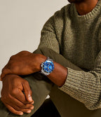 Reloj Fossil Sport GMT Hombre Correa Acero Azul - Vista trasera