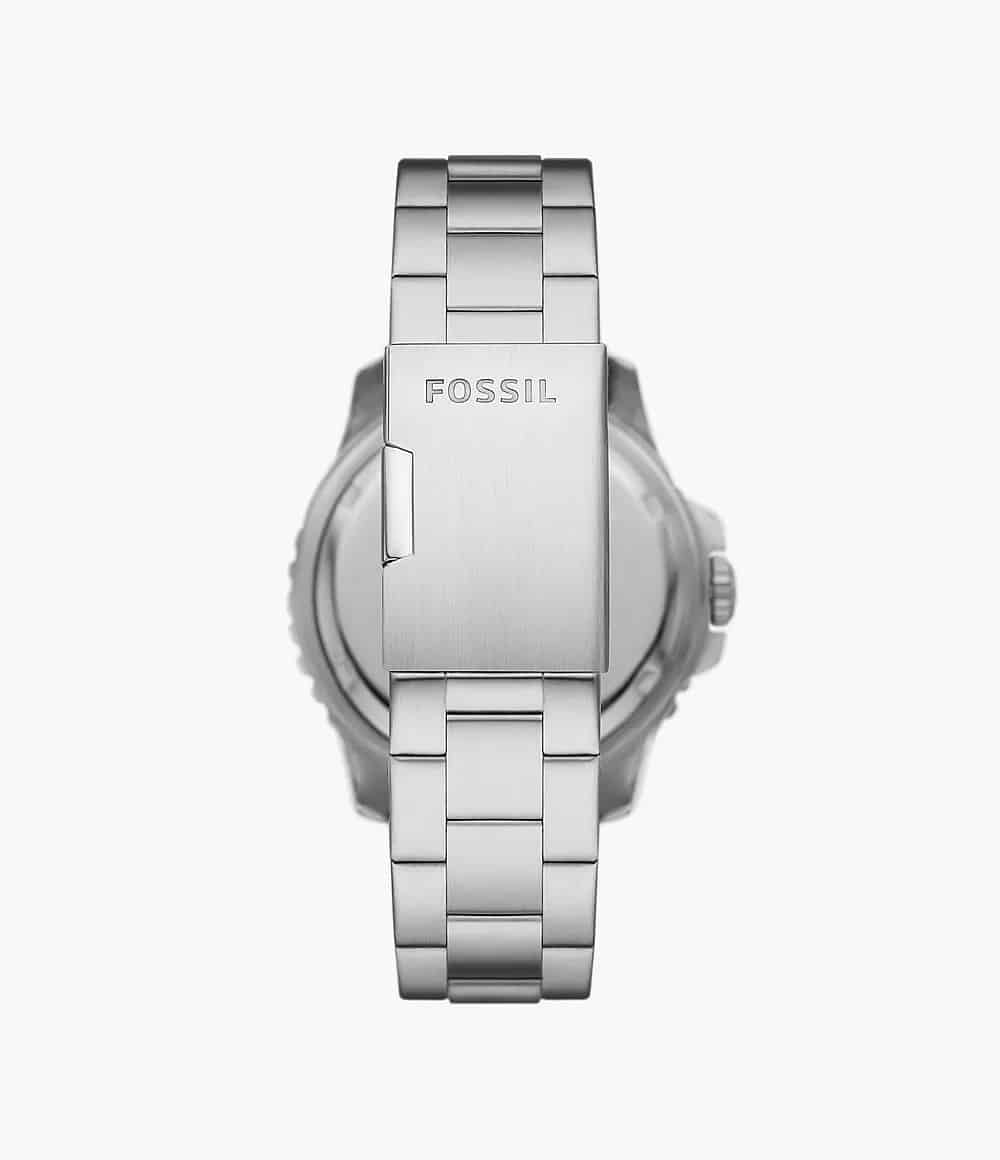 Reloj Fossil Sport GMT Hombre Correa Acero Azul - Detalle de esfera