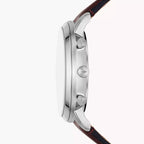 Reloj Fossil Neutra Hombre Correa Cuero Marrón Esfera - Vista lateral