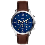 FS6018 Reloj Fossil Neutra Hombre Correa Cuero Marrón Esfera