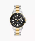 Reloj Fossil Dive Hombre Acero Duotono Esfera - Reloj original en Guatemala