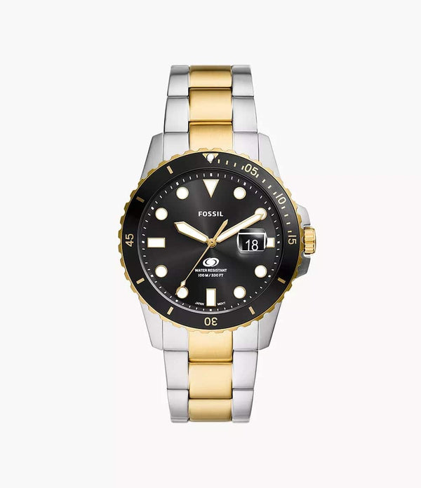 Reloj Fossil Dive Hombre Acero Duotono Esfera - Reloj original en Guatemala